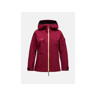 Kurtka PEAK PERFORMANCE W Alpine Gore-Tex 3L Jacket bordowy