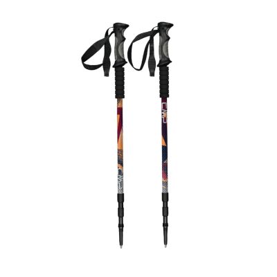 3. Kijki trekkingowe CMP Bern Trekking Poles czarno-pomarańczowe 3B36297 C905