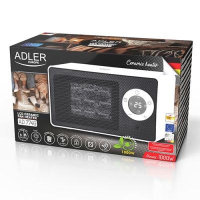 6. Termowentylator ceramiczny z LCD  Adler
