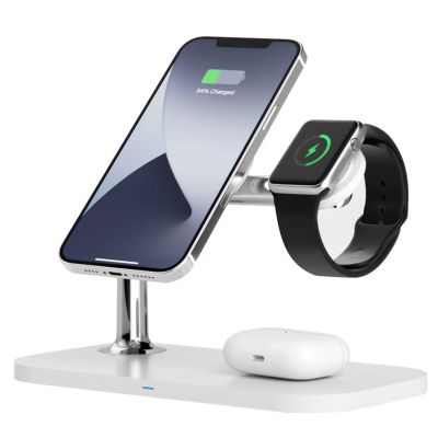 3. RealPower ChargeAIR Mag Słuchawki, Smartfon, Smartwatch Biały USB Bezprzewodowe ładowanie Wewnętrzna