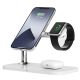 3. RealPower ChargeAIR Mag Słuchawki, Smartfon, Smartwatch Biały USB Bezprzewodowe ładowanie Wewnętrzna