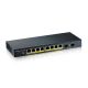 2. Switch Zyxel GS1900-10HP 10p PoE (PoE+: 8;) 77W Managed Gigabit