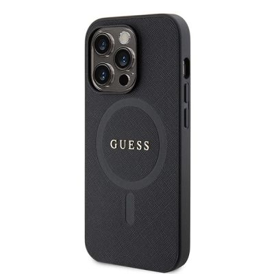 2. Etui Guess Saffiano MagSafe do iPhone 15 Pro Max - czarne