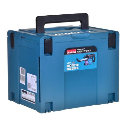 11. Młot udarowo-obrotowy MAKITA HR3012FCWJ SDS-Plus 3,9J 1050W AVT MAKPAC + odpylacz DX11 Czarny, Niebieski