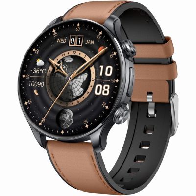 4. Smartwatch Gravity Czarny 2 Paski GT35-1