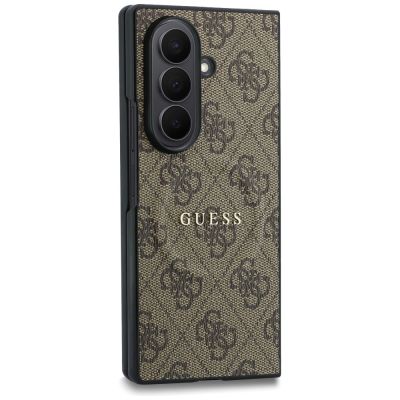 3. Etui Guess 4G Classic MagSafe na Samsung Galaxy Z Fold 8 Ultra - brązowe