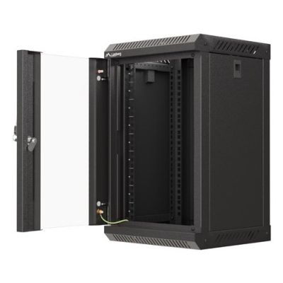 5. Lanberg WF11-3309-10B stojak 9U Szafa wisząca Czarny