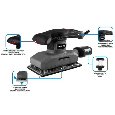 3. Graphite 59G329 polerka/szlifierka do podłóg