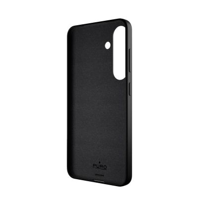 5. Etui silikonowe Puro Icon do Samsung Galaxy S25 - czarne