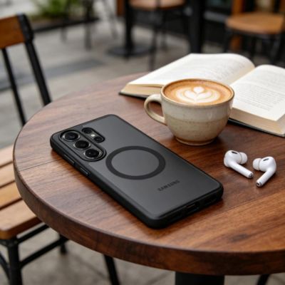 4. Etui Tech-Protect MagPeak MagSafe na Samsung Galaxy S26 Ultra - czarne