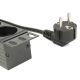 4. GEMBIRD LISTWA ZASILAJĄCA RACK 19" PDU EG-PDU-014 1U, 16A, 8X SCHUKO, KABEL 3M