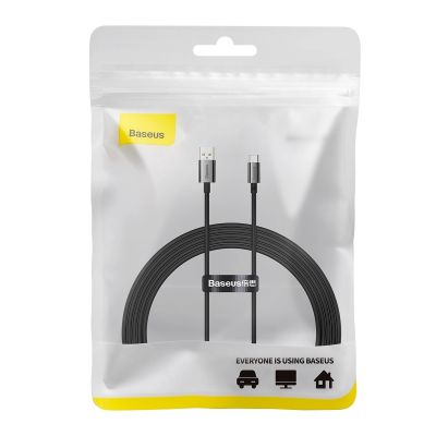 7. Kabel Baseus Superior Series USB-A / USB-C 100W 1m - czarny