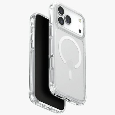 Etui UNIQ LifePro Xtreme Magclick Charging do iPhone 17 Pro Max - przezroczysty-brokat