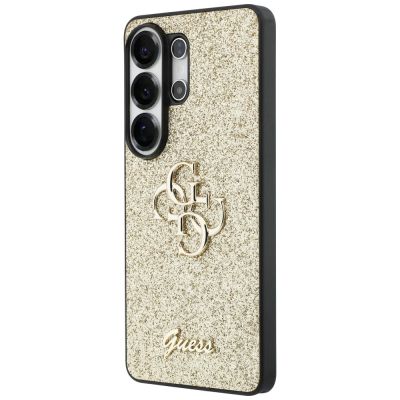 2. Etui Guess Fixed Glitter Big 4G Metal Logo do Samsung Galaxy S26 Ultra - złote