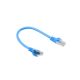 2. LANBERG PATCHCORD KAT.6 FTP 0.25M NIEBIESKI FLUKE PASSED
