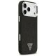 4. Etui Guess Glitter Triangle Logo MagSafe na iPhone 17 Pro Max / 18 Pro Max - czarne