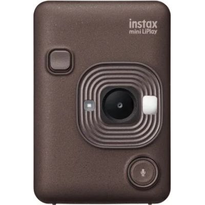 3. Fujifilm Instax mini LiPlay 1/5" 2560 x 1920 px 86 x 54 mm CMOS Brąz