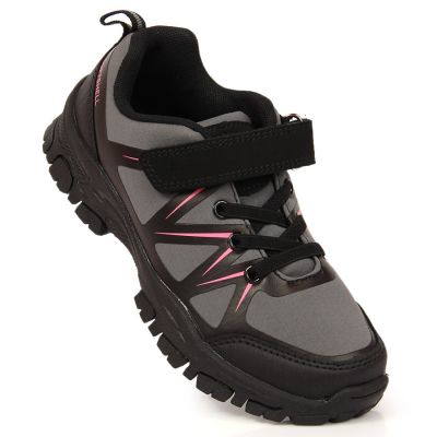 8. Buty trekkingowe na rzep American Club Jr AM902A szare 