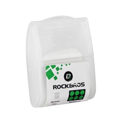 7. Zestaw naprawczy Rockbros GJ2001 do dętek rowerowych - półprzezroczysty