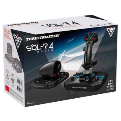 6. Thrustmaster Sol-R 4 HOTAS Czarny USB Joystick + dźwignia sterowania silnikiem Analogowa/Cyfrowa PC