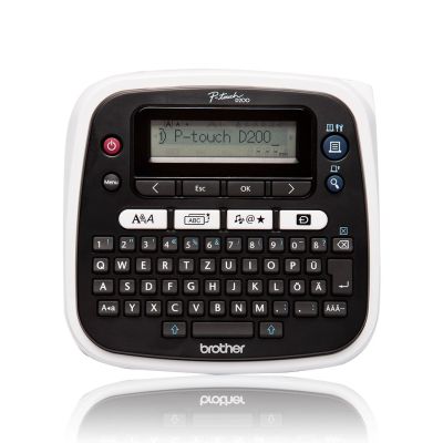 2. Brother P-touch D200WNVP drukarka etykiet Termotransferowy 180 x 180 DPI 20 mm/s TZe QWERTY