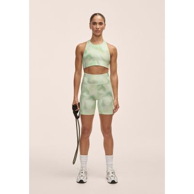 Legginsy damskie Casall High Waist Bike Shorts zielony