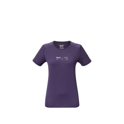 Koszulka damska MILLET Intense Essential Ts Ss W fioletowa