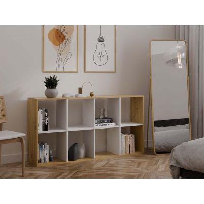 7. REGAŁ MALAX 2X4 ARTISAN/BIEL