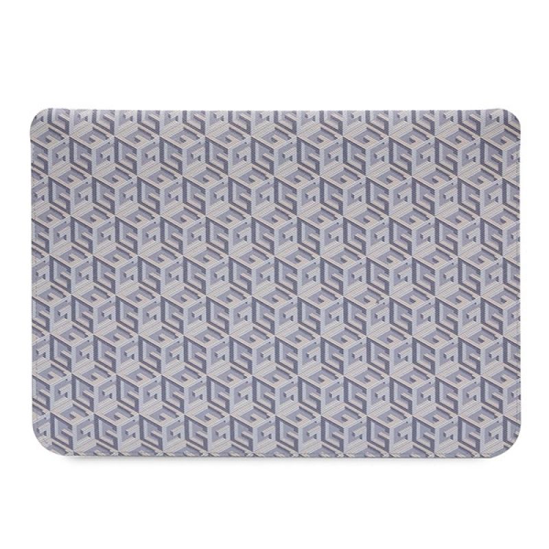 3. Pokrowiec Guess GCube Stripes na laptopa 16'' - niebieski