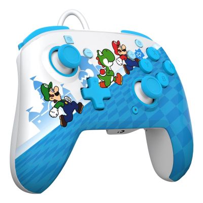 3. PDP Rematch: Mario Escape Wielobarwny USB Gamepad Analogowa/Cyfrowa Nintendo Switch, Nintendo Switch Lite, Nintendo Switch OLED