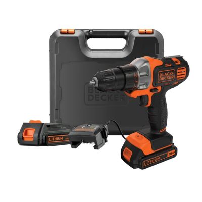 Black & Decker MT218KB wiertło 800 RPM Czarny, Pomarańczowy 1,46 kg