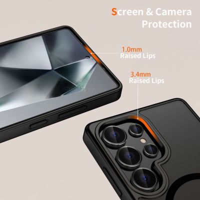 3. Etui Tech-Protect MagMat MagSafe na Samsung Galaxy S25 Ultra - czarne