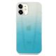 3. Etui Mercedes Transparent Line na iPhone 12 mini - niebieskie