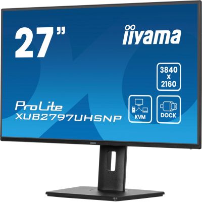 6. Monitor IIYAMA 68.5cm (27") XUB2797UHSNP-B1 16:9 HDMI+DP+USB-C IPS