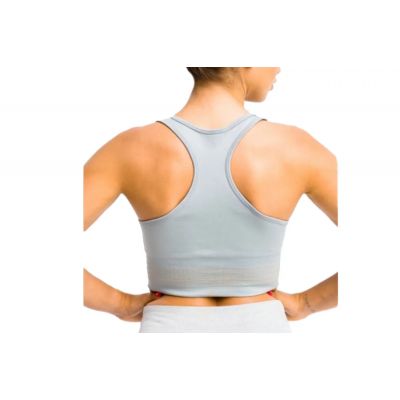 2. Biustonosz GymHero Stripes Bra W BRA-GRAPHITE