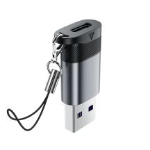 Adapter USB Acefast J8 USB-C - USB-A - szary