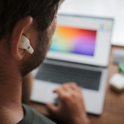 9. Teufel AIRY TWS Pro True-Wireless Słuchawki douszne Bluetooth srebrno-białe - Słuchawki - 20 KHz