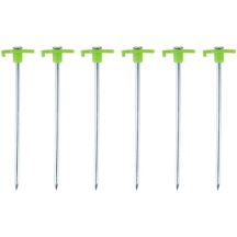 ŚLEDZIE DO NAMIOTU 19CM KPL. 6SZT METAL PLASTIK CAMP ACTIVE