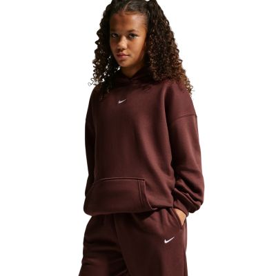 6. Spodnie dla dzieci Nike Sportswear Studio Fleece brązowe IM4905 658
