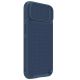3. Nillkin Textured S Case etui iPhone 14 Plus pancerny pokrowiec z osłoną na aparat niebieskie