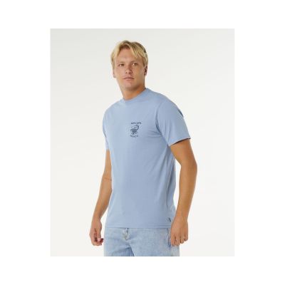 Koszulka męska RIP CURL Desti Animals Tee niebieska