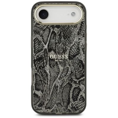 3. Etui Guess Python Pattern MagSafe na iPhone Air - czarne