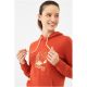 Bluza damska VIKING Panaka Hoodie Bamboo Lady z kapturem pomarańczowa   M