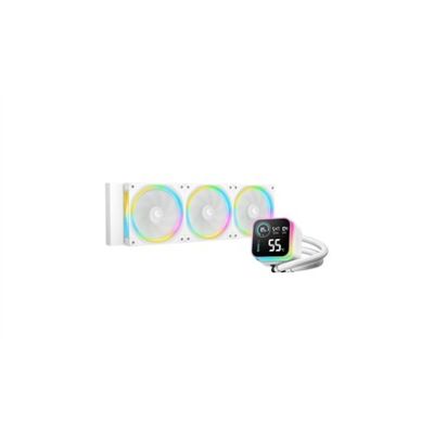 DeepCool LQ360 ULTRA ARGB Procesor Zestaw do chłodzenia płynami 12 cm Biały