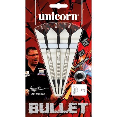6. Rzutki soft tip Unicorn Bullet Stainless Steel - Gary Anderson 16g:23520|18g:23521