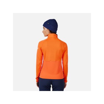 3. Bluza damska ROSSIGNOL W Blackside Mix HZ Fleece pomarańczowa