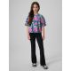 3. T-shirt boxy z nadrukiem dziewczęcy 4F 4FJRAW26TTSHF4243-90A