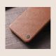 17. Nillkin Qin Leather Pro Case etui do Samsung Galaxy S22+ (S22 Plus) osłona na aparat kabura pokrowiec obudowa z klapką brązowy