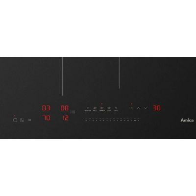 6. Płyta indukcyjna AMICA PIC6541PHTSUN 3.0 60 cm | PowerBoost | AutoBridge | HobControl Pro | czarny mat | ultra płaska