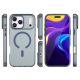 3. Etui Magnetic Abrasive na iPhone 17 Pro Max kompatybilne z MagSafe - matowe niebieskie